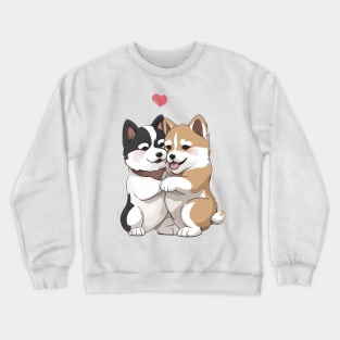 japanese akita puppy Crewneck Sweatshirt